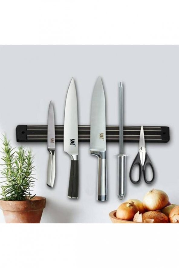 Mıknatıslı Bıçak Askısı Bıçak Tutucu Bıçak Askısı Duvara Monte 33 Cm ürün görseli