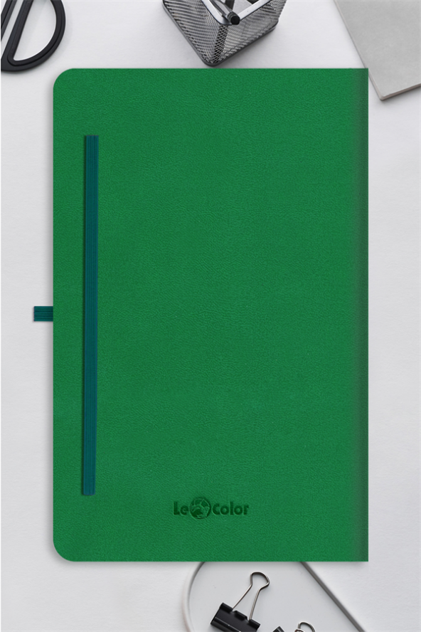 Tarihsiz Klasik Defter Rec Note 13x21 Çizgili Yeşil - 3