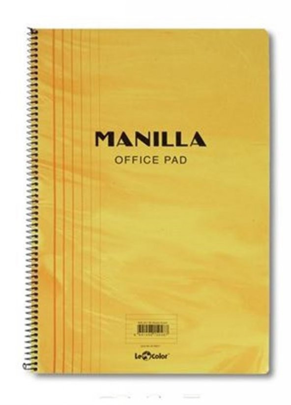 Manilla Ofis Defter 17x24 Çizgili Sarı