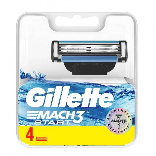 Gillette Mach3 Start Yedek Traş Bıçağı 4 Lü