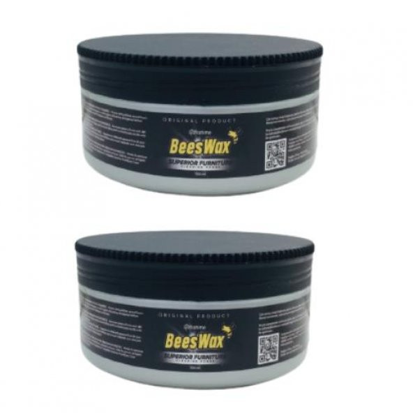 BeesWax 1+1 Paket Ahşap Onarıcı Parlatıcı Koruyucu Balmumu 2x150ml - 1