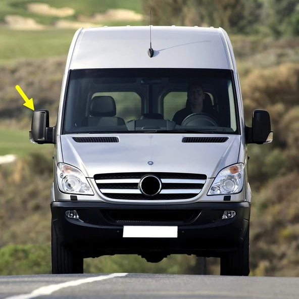 Mercedes Sprinter 07-16 Sağ Dikiz Aynası Üst Camı Isıtmalı A0028115333
