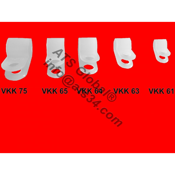 Vidalı Kablo Klipsi VKK64 500 Adet - 5