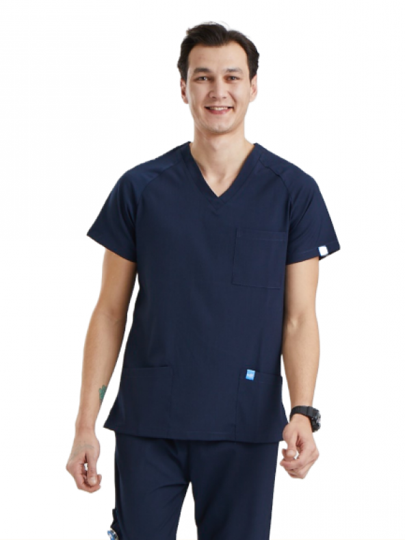 BASIC- Erkek Likralı Lacivert Üniforma Üst ürün görseli