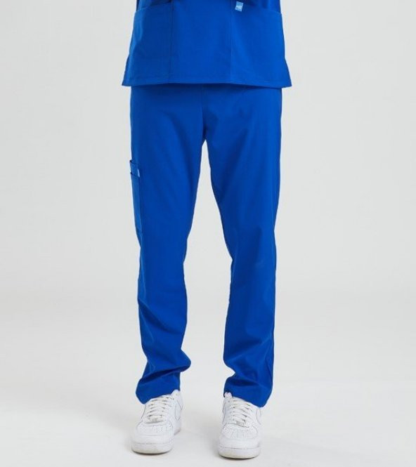 BASIC Erkek Likralı Pantolon - Royal Mavi - 2
