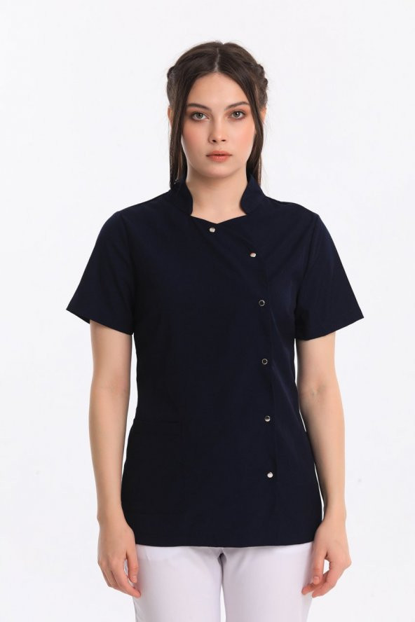 COSMOS Kadın Likralı Üniforma Takımı - Lacivert - Resim 2