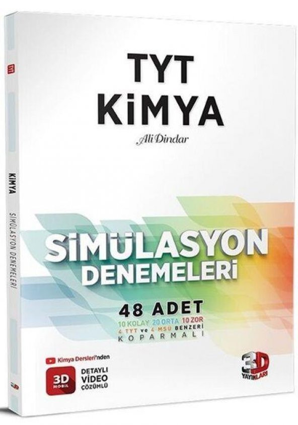 TYT Kimya Simülasyon 48 Deneme 3D Yayınları - 1