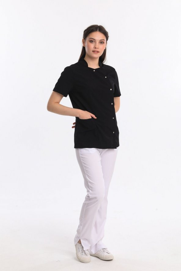 COSMOS Kadın Likralı Üniforma Takımı - Siyah ürün görseli