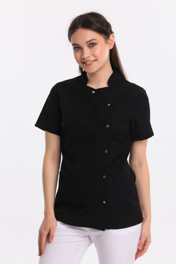 COSMOS Kadın Likralı Üniforma Takımı - Siyah - Resim 2