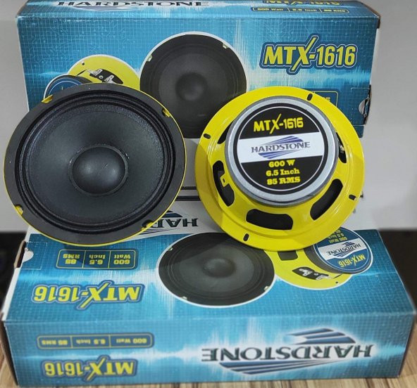 Hardstone  MTX-1616 16 Cm 600 Watt 85 Rms  Mıdrange