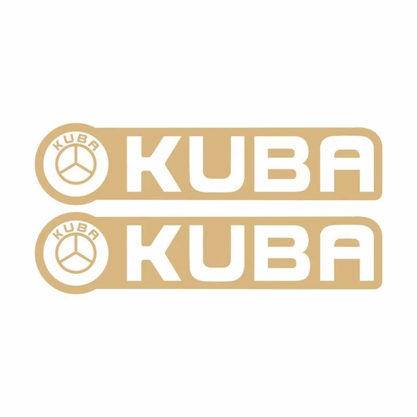 Kuba Gold Cg Depo Yan Damla Sticker