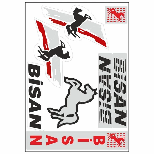Bisan 004 Bisiklet Sticker - 1