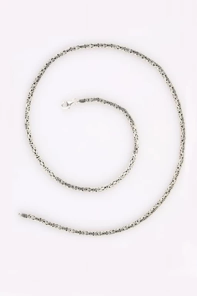 Kral Erkek Gümüş Kolye - 3