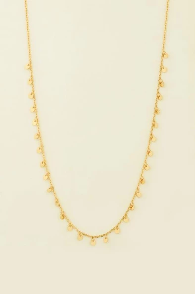 Sallanıtı Pullu Gümüş Kolye - 2