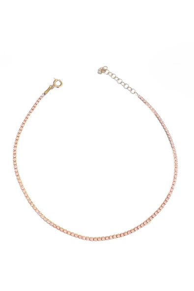 1,5 mm Pembe Taşlı Gümüş Suyolu Halhal - 2