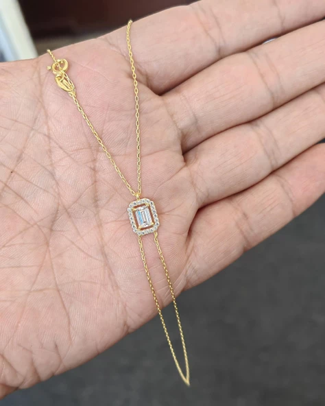 Baget Taşlı Gümüş Şahmeran Bileklik - 2