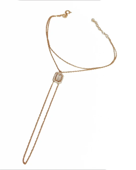 Baget Taşlı Gümüş Şahmeran Bileklik - 5