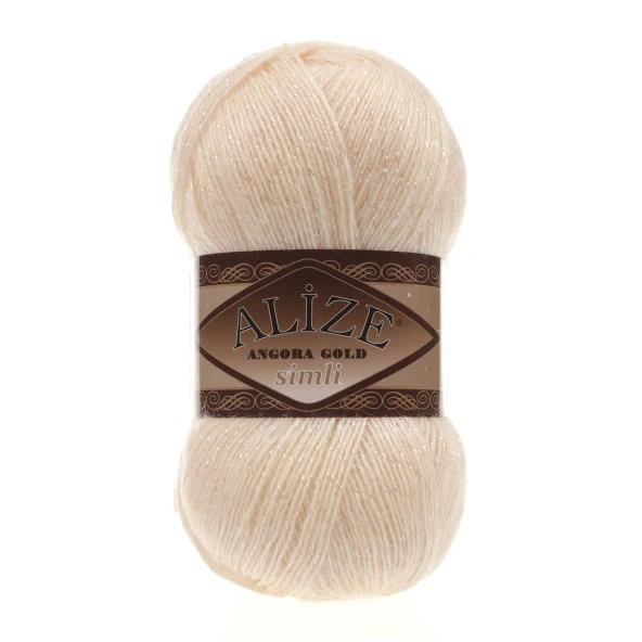 Alize Angora Gold Simli El Örgü İpi 681 Açık Somon