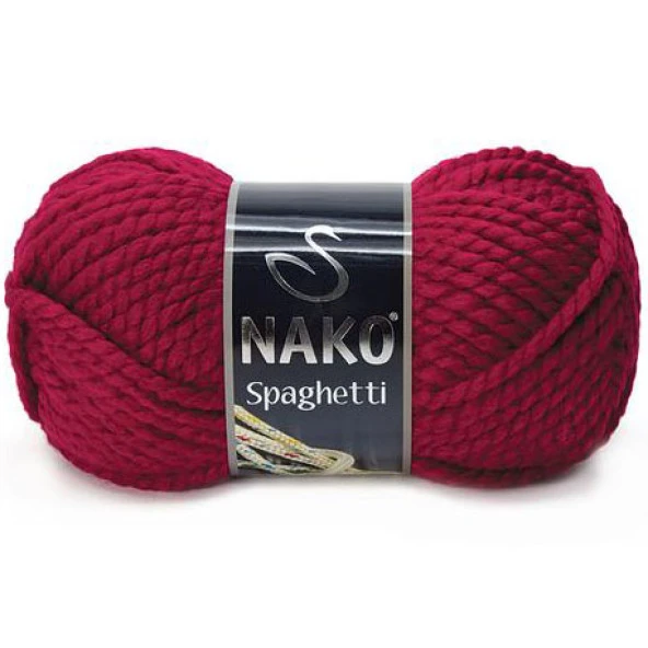 Nako Spaghetti Örgü İpi 3630 Vişne Çürüğü