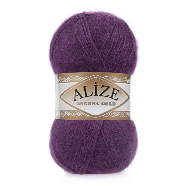 Alize Angora Gold El Örgü İpi 111 Mürdüm