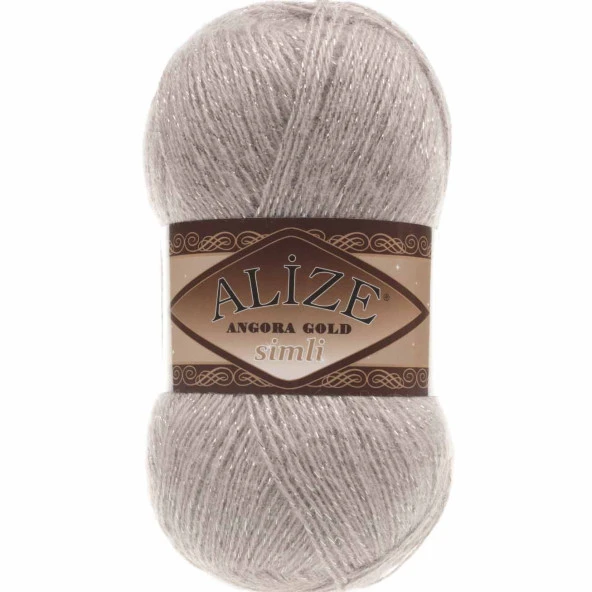 Alize Angora Gold Simli El Örgü İpi 541 Buz Mavisi