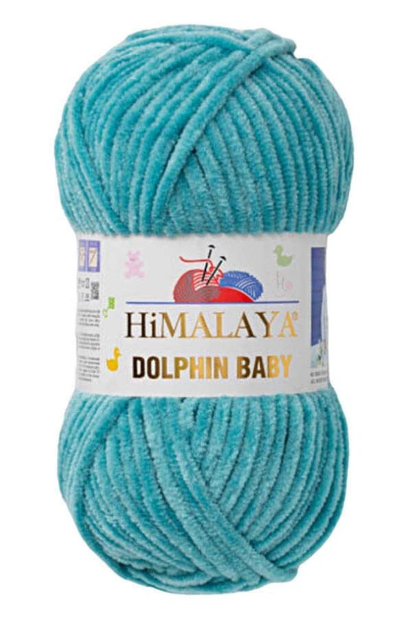 Himalaya Dolphin Baby Kadife Örgü İpi 80354 - Mind Yeşili
