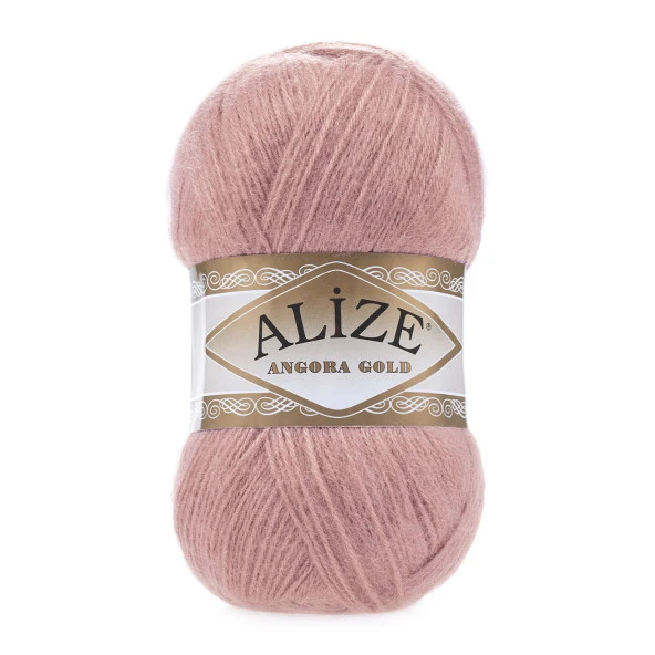 Alize Angora Gold El Örgü İpi 144 Koyu Pudra