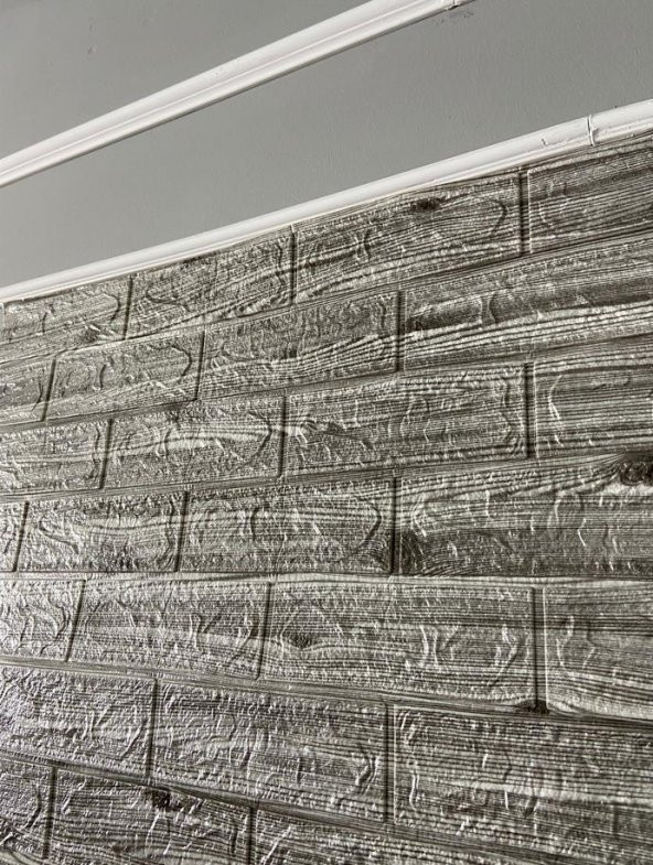 Renkli Duvarlar Kendinden Yapışkanlı 3D Boyutlu Usta Gerektirmez Duvar Kaplama Kağıdı Paneli NW126 - Resim 4