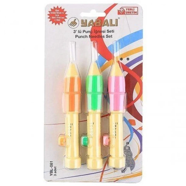 Yabalı 3lü Punch İğnesi Seti Ybl-081 - 3