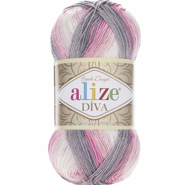Alize Diva Batik El Örgü İpi 3245