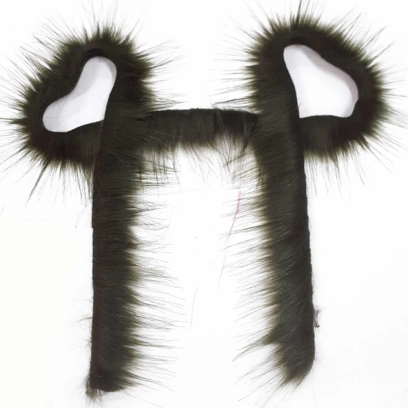 Kürk Şerit ( 1 Metre ) Haki ürün görseli 1