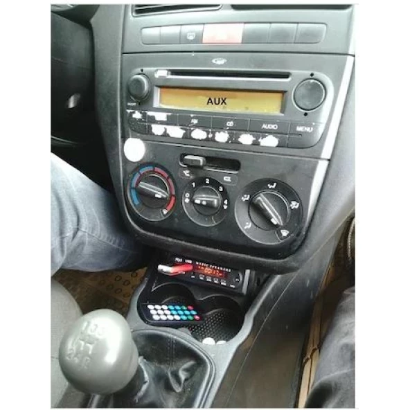 Fiat Linea Bluetooth Oto Teyp Çevirici Dc 12 Volt Bt-speaker Usb Sd Çevirici Aux Girişli Araç Araba - 2