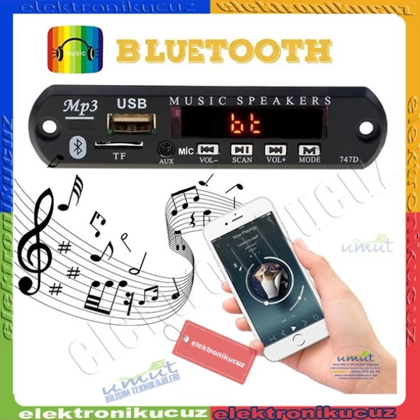 Fiat Linea Bluetooth Oto Teyp Çevirici Dc 12 Volt Bt-speaker Usb Sd Çevirici Aux Girişli Araç Araba - 5