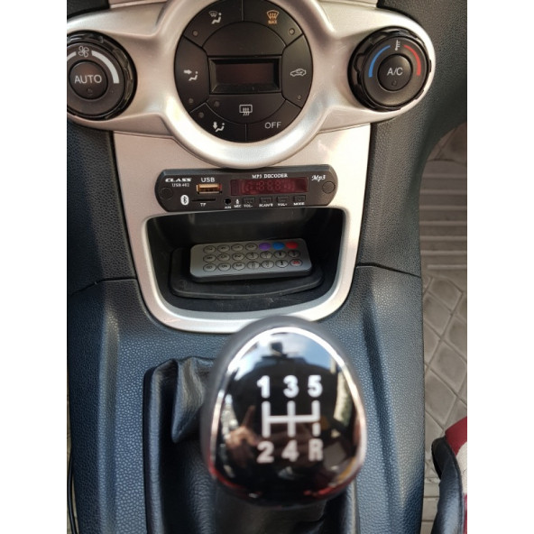 Oto Teyp Çevirici Oto Teyp Dönüştürücü AUX - SD - USB - Bluetooth Kumandalı Board