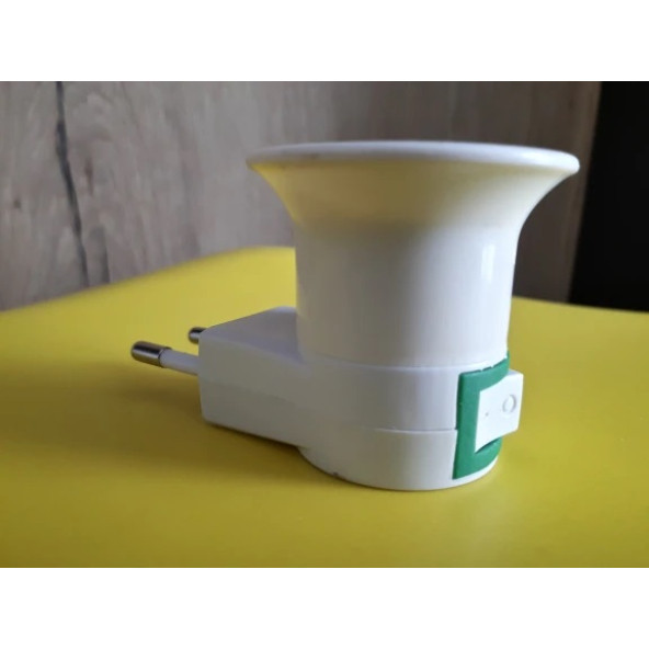 Gece Lambası Anahtarlı Aç-Kapa OnOff LU E27 Duylu Ampul Yuvası Ampül Duyu Işığını sen yansıt. - 2