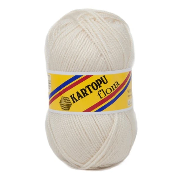 Kartopu Flora Patik İpi 25 Krem