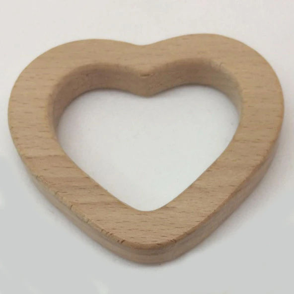 Figürlü Ahşap Diş Kaşıyıcı Kalp