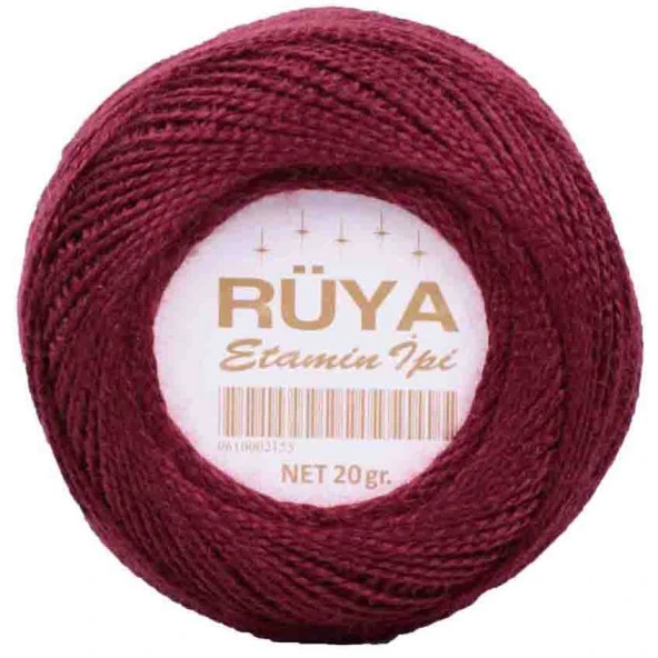 Rüya Etamin İpi Bordo ürün görseli 1