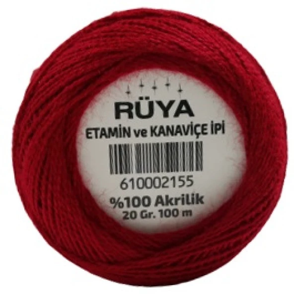 Rüya Etamin İpi Kırmızı