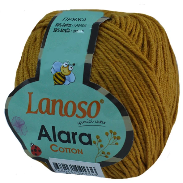Lanoso Alara Amigurumi Örgü İpi 906 Hardal