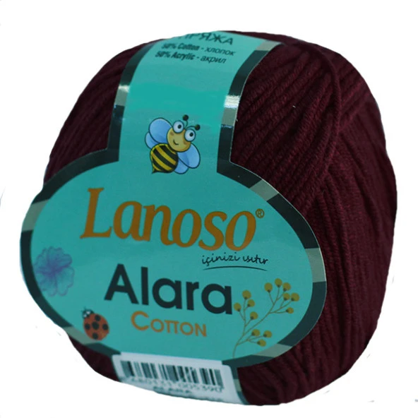 Lanoso Alara Amigurumi Örgü İpi 957 Bordo