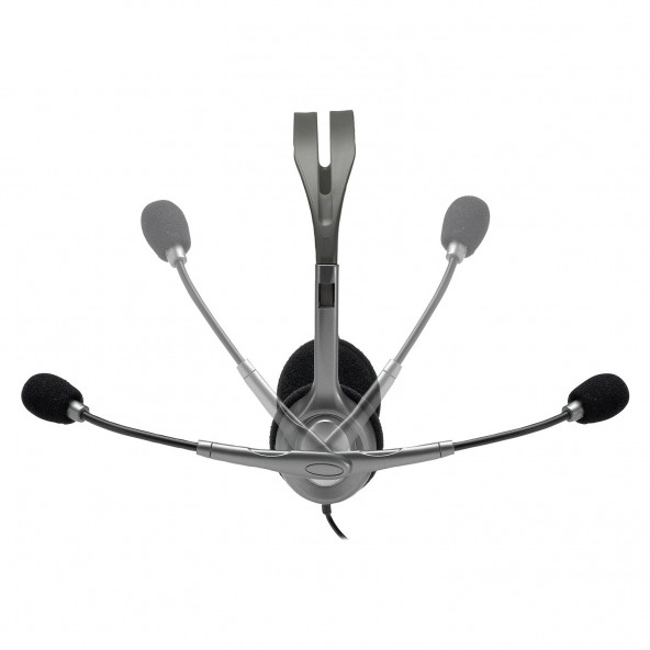 Logitech H110 Kablolu Stereo Kulaklık - Gri - 4