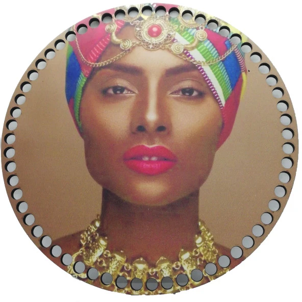 Ahşap Çanta Plakası Arap Kızı Ap7011