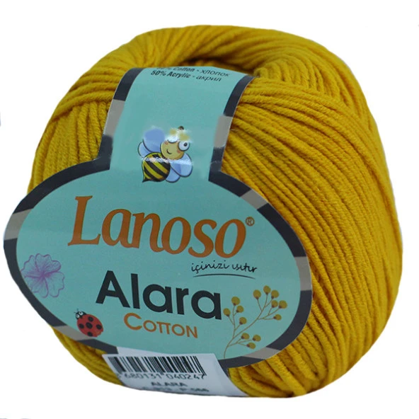 Lanoso Alara Amigurumi Örgü İpi 913 Sarı