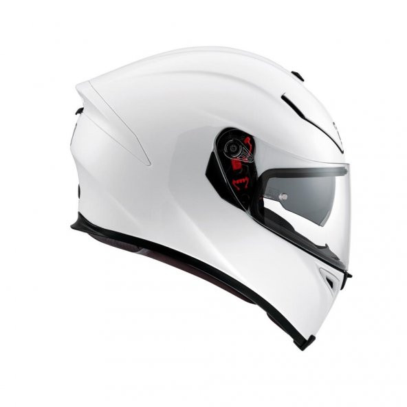 AGV K5 S Solid Pearl White Güneş Vizörlü Kask + Pinlock Dahildir - 2