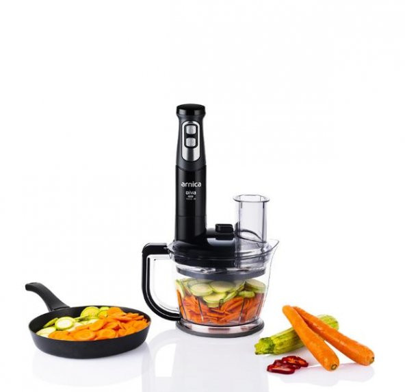 Arnica Diva Pro Rendeli El Blender Seti Siyah GH21803 - 2