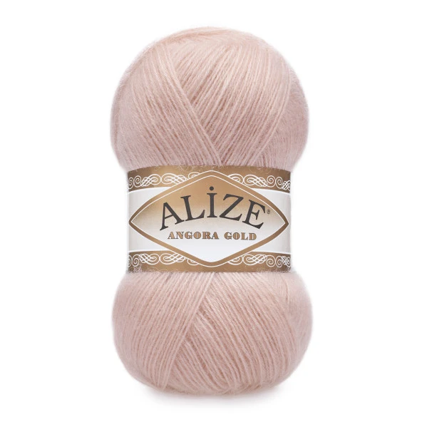 Alize Angora Gold El Örgü İpi 161 Pudra Rengi