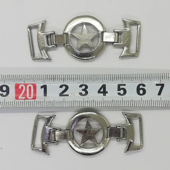 Patik Tokası Metal  ( Çift ) Yıldız Model