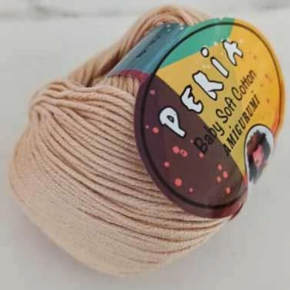 Peria Baby Cotton Amigurumi Örgü İpi 6 Sütlü Kahve
