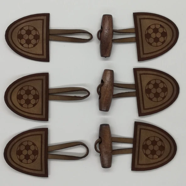 Efe Yelek Düğme Seti ( Çoban Derili )  Futbol Topu ürün görseli 1